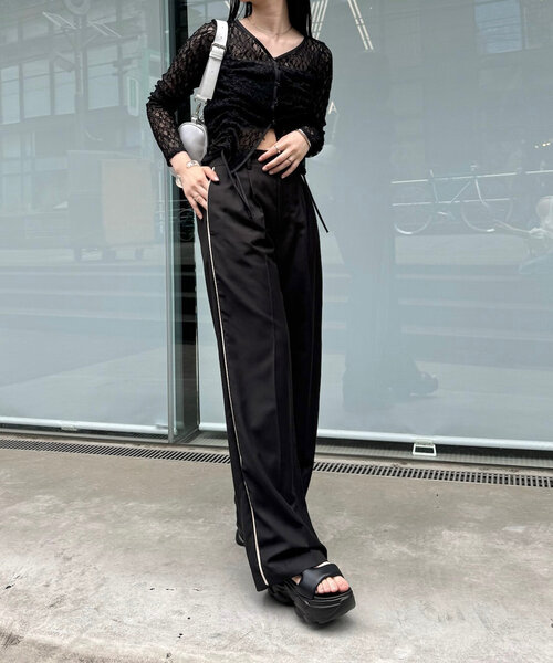 mline]ドロストレーストップス（シャツ/ブラウス）｜mline（エムライン