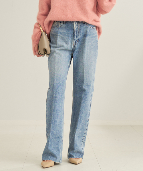 plage（プラージュ）の「R'IAM スラックスDENIM（デニムパンツ）」 - WEAR