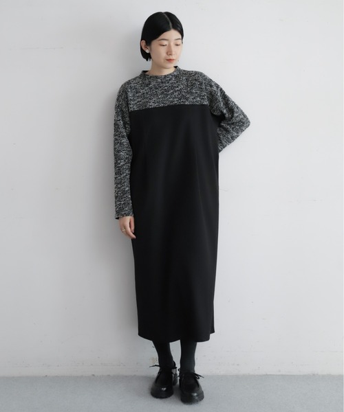 ツイードカット コンビワンピース | NOMBRE IMPAIR