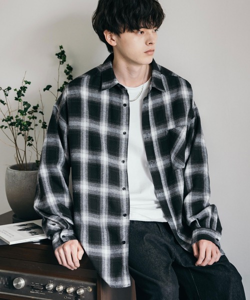 Rocky Monroe（ロッキーモンロー）の「オーバーサイズフランネルシャツ