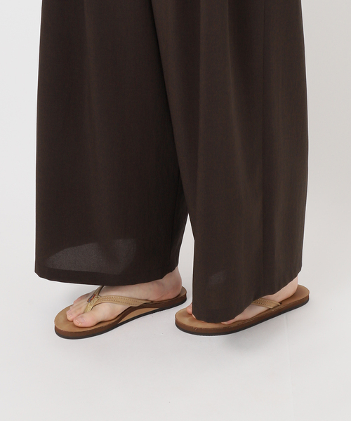 FRAMeWORK（フレームワーク）の「撥水強撚PEサスペンダーパンツ