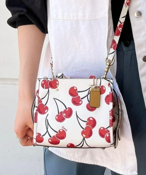 COACH（コーチ）の「ローグ 17 ウィズ チェリー プリント（ショルダー