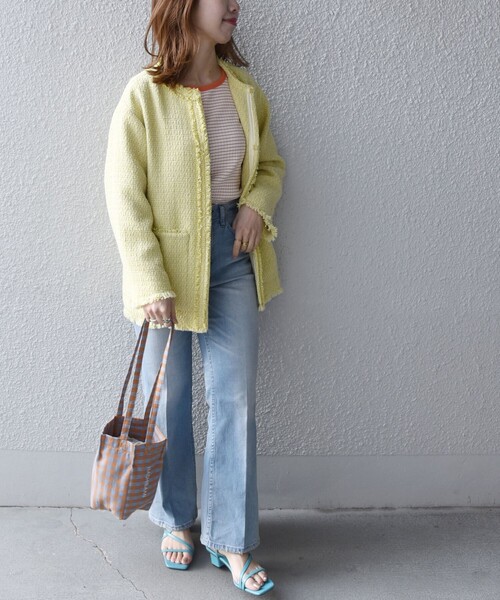 SHIPS any（シップス エニィ）の「SHIPS any:〈手洗い可能〉ノーカラー