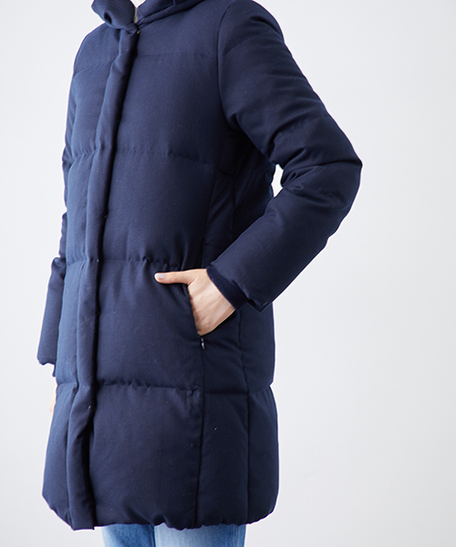 STUDIOUS（ステュディオス）の「ボリュームカラーロングダウンコート