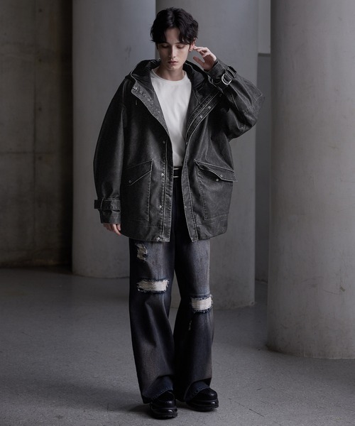 CLEL】Military Design Mountain Parka/ミリタリーデザイン マウンテン