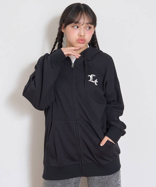 セール】ルーズZIPパーカ（パーカー）｜LOVETOXIC（ラブトキシック）の
