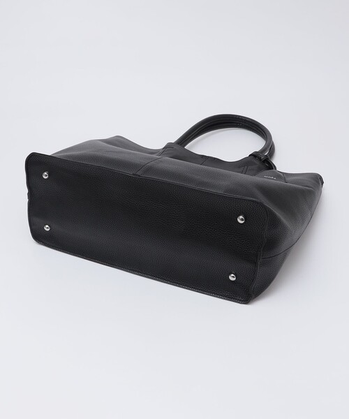 WEB限定】SHIPS: 合成皮革 ビズ トート バッグ (クラッチバッグ付き