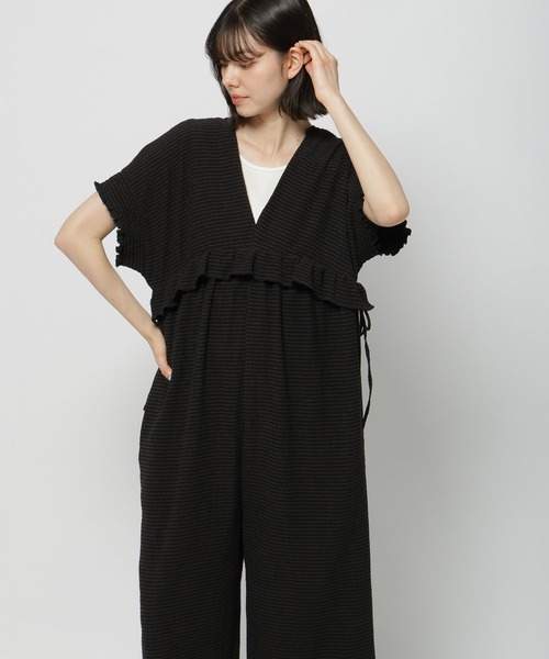 niko and（ニコアンド）の「DRYクシュワイドロンパ－ス（サロペット