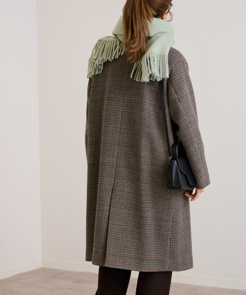 セール】ミニチェックコート（その他アウター）｜FRAMeWORK（フレーム