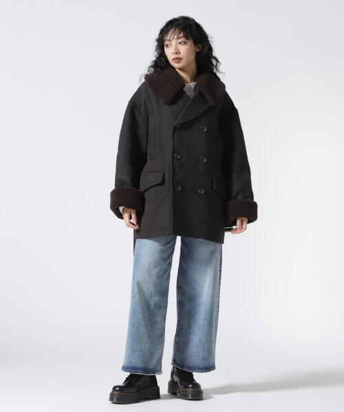 CLANE（クラネ）の「CLANE/クラネ/BOA COLLAR MILITARY COAT（その他
