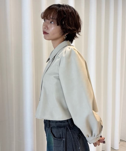 LADY GATHER RIDERS JACKET（ライダースジャケット）｜Ameri（アメリ