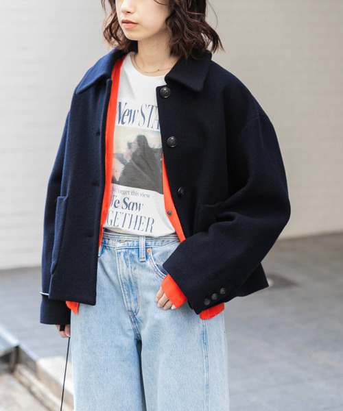 URBAN RESEARCH（アーバンリサーチ）の「ウールモッサショートコート