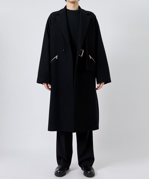 別注〉 Tailored Tie Locken Coat（チェスターコート）｜CULLNI
