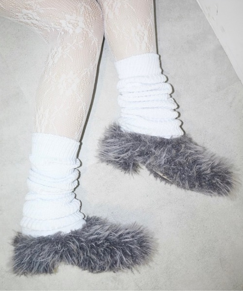 musubore（ムスボレ）の「fur mule / ファーミュール（サンダル）」 - WEAR