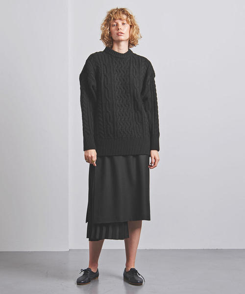 HYKE（ハイク）の「＜HYKE（ハイク）＞ FISHERMAN ニット