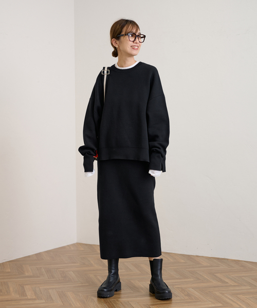 FRAMeWORK（フレームワーク）の「ダブルジャガードニットタイト