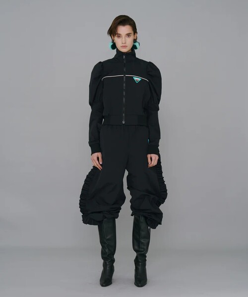 NON TOKYO/ノントーキョー】NYLON FRILL PANTS/ナイロンフリルパンツ