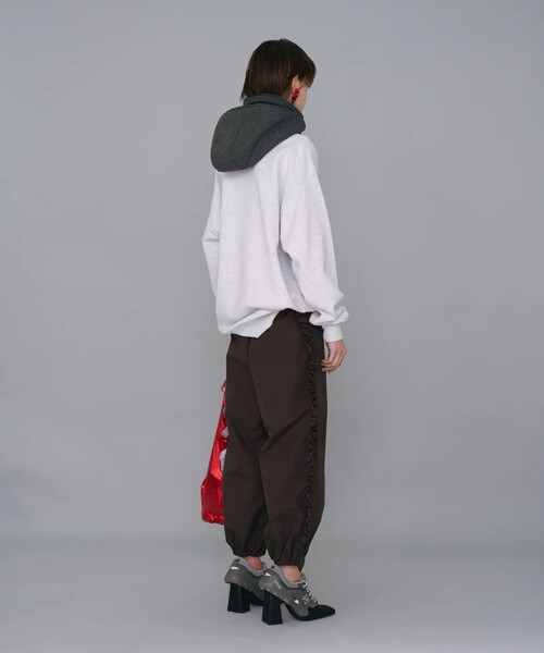 NON TOKYO/ノントーキョー】NYLON FRILL PANTS/ナイロンフリルパンツ