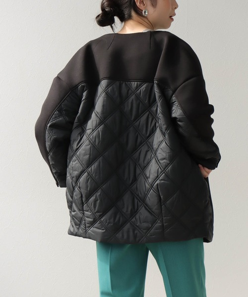 Jines（ジネス）の「ダンボール×キルティング ノーカラージャケット