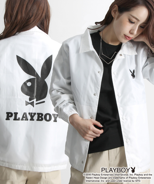 PLAYBOY（プレイボーイ）の「∴WEGO/PLAYBOYコーチジャケット