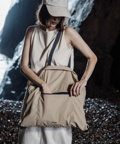 L.H.P（エルエイチピー）の「Topologie/トポロジー/DRAW TOTE/ドロー