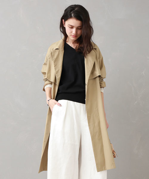 08sircus×UNITED TOKYO】オーバーコート（トレンチコート）｜08sircus