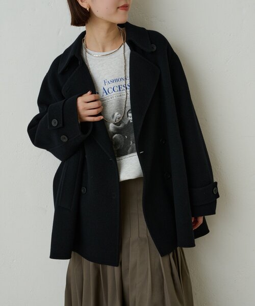 セール】ダブルフェイスPコート（ピーコート）｜Omekashi（オメカシ