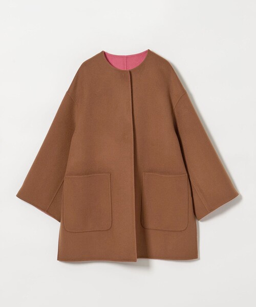 バイカラー リバー ミドルコート（ノーカラーコート）｜UNITED ARROWS