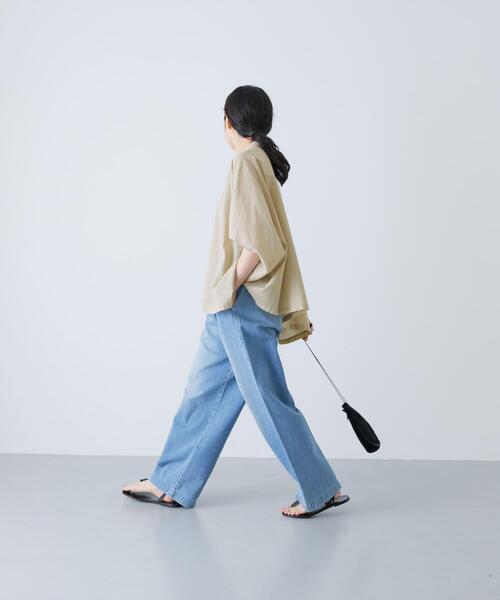 かぐれ（カグレ）の「コットンスクエアポンチョシャツ（シャツ