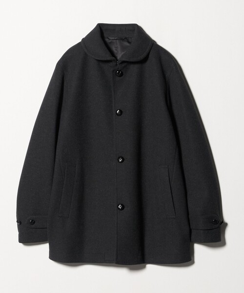 セール】ニットメルトン ショールカラーコート＜A DAY IN THE LIFE