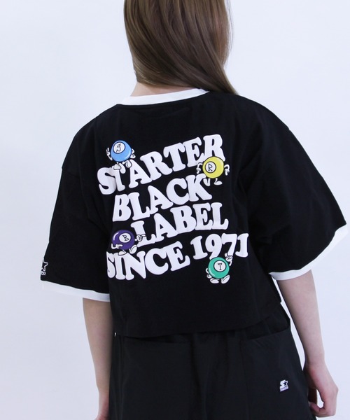 セール】STARTER ショート丈 リンガープリントTシャツ / レディース