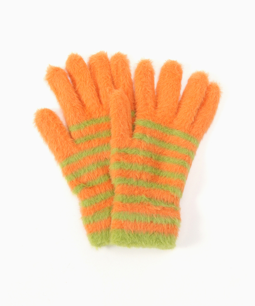 AFB / エーエフビー FLUFFY BORDER GLOVE（手袋）｜AFB（エーエフビー