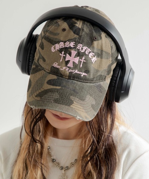 WEGO/クロス刺繍カモフラキャップ（キャップ）｜WEGO（ウィゴー）の