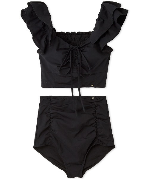 FRAY I.D（フレイアイディー）の「フリルブラウスセパレートスイム