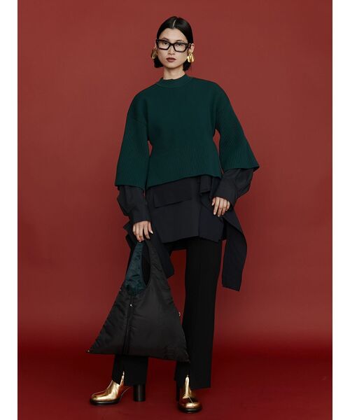 UN3D.（アンスリード）の「2WAY PADDED TRIANGLE BAG / 2WAYパデッド