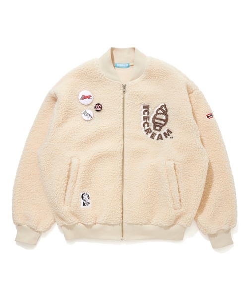 ICECREAM（アイスクリーム）の「BOA ZIP UP VARSITY JACKET RUNNING