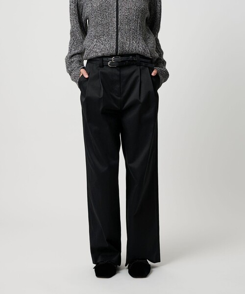 セール】＜ATTISESSION＞ベルト 2タック ストレート パンツ 2（その他