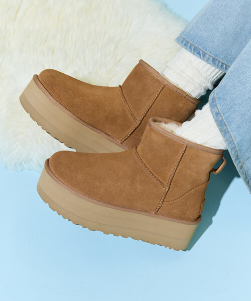 限定展開 UGG/アグ W CLASSIC MINI PLATFORM/クラシックミニ