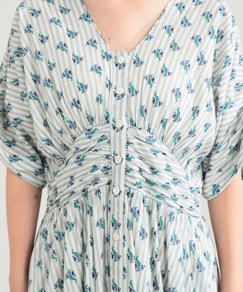 ne Quittez pas / スモール フラワー ギャザー ワンピース（ワンピース