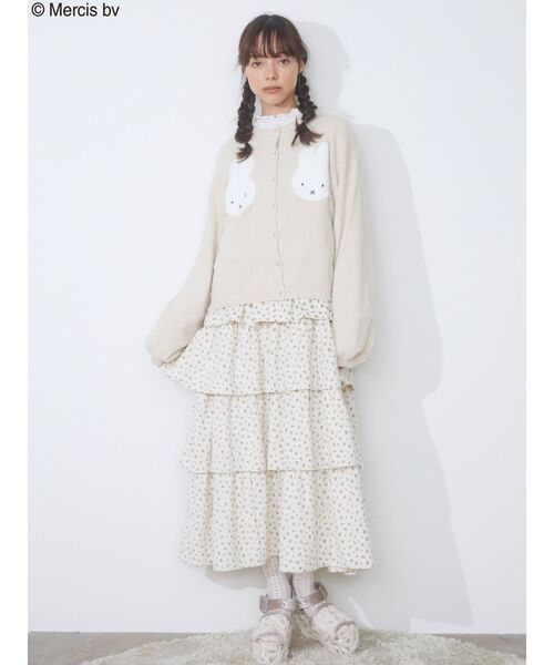 merry jenny（メリージェニー）の「miffyニットカーディガン