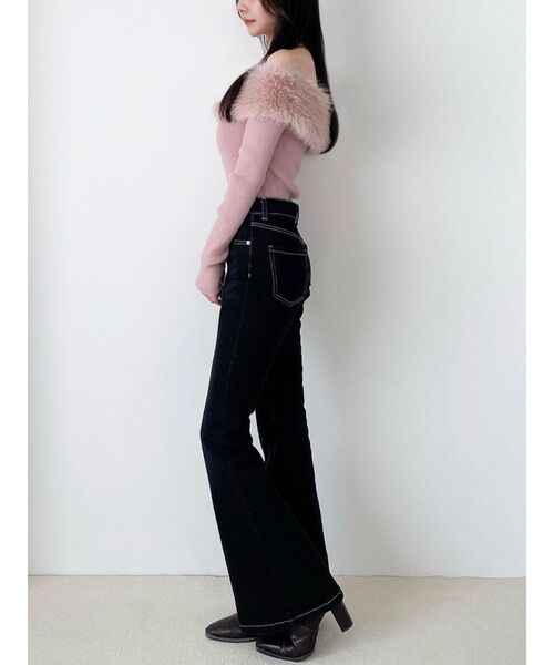 セール】スタイルメイクフレアデニムパンツ（デニムパンツ）｜RESEXXY