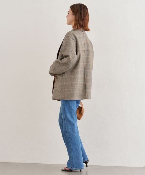 リバーシブルオーバーダブルジャケット（その他アウター）｜U by