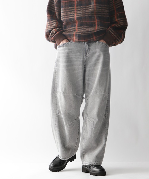 RAGEBLUE（レイジブルー）の「Vintage like denim curve pants
