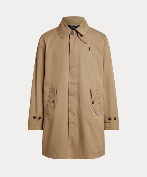 ツイル ウォーキング コート（ステンカラーコート）｜POLO RALPH