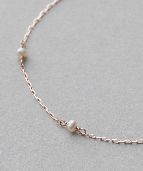 ete（エテ）の「○K10MPG ムード パール ステーションブレスレット