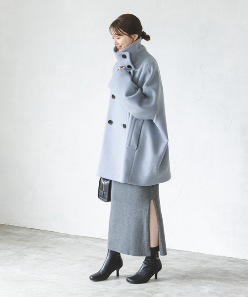 Noble（ノーブル）の「《追加》スタンドカラーオーバーコート（その他