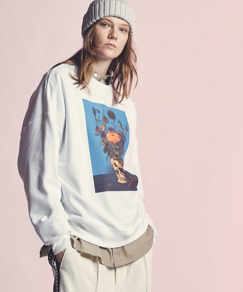 UNISEX》Multi Graphic Prime-Over Crew Neck Sweat Pullover/マルチ