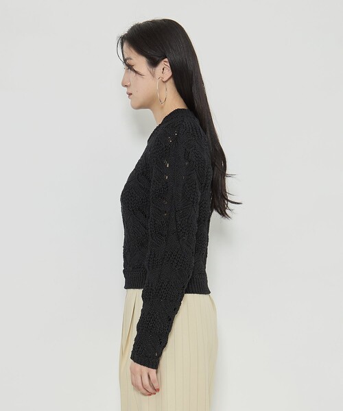 PHOTOCOPIEU/フォトコピュー】CROCHET SWEATER/ニット/セーター