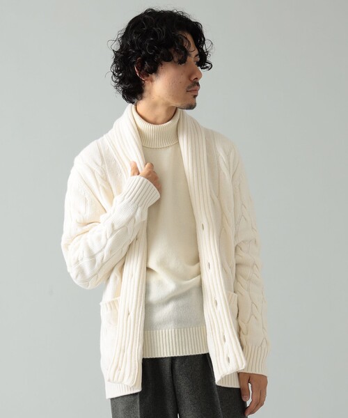 BAFY（バフィー）の「BAFY × BEAMS F / 別注 ケーブル ショールカラー