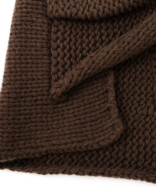 セール】バルキーヤーンハンドニットスヌード（ネックウォーマー